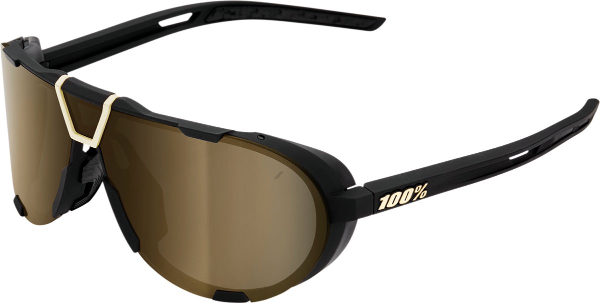 100% Westcraft Sunglasses - Soft Tact Black - Soft Gold Mirror – Buscadero  Motorcycles