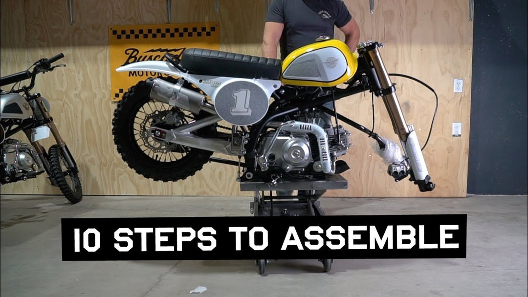 How to assemble your Buscadero BSX 110 Mini Bike - Buscadero Motorcycles