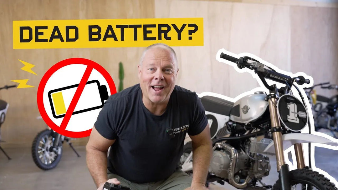 How to charge the battery on your Buscadero Pit Bike - Buscadero Motorcycles