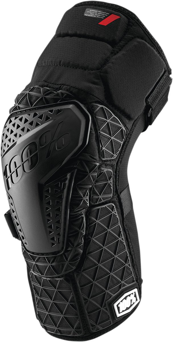 100% Surpass Knee Guards - Black - Buscadero Motorcycles