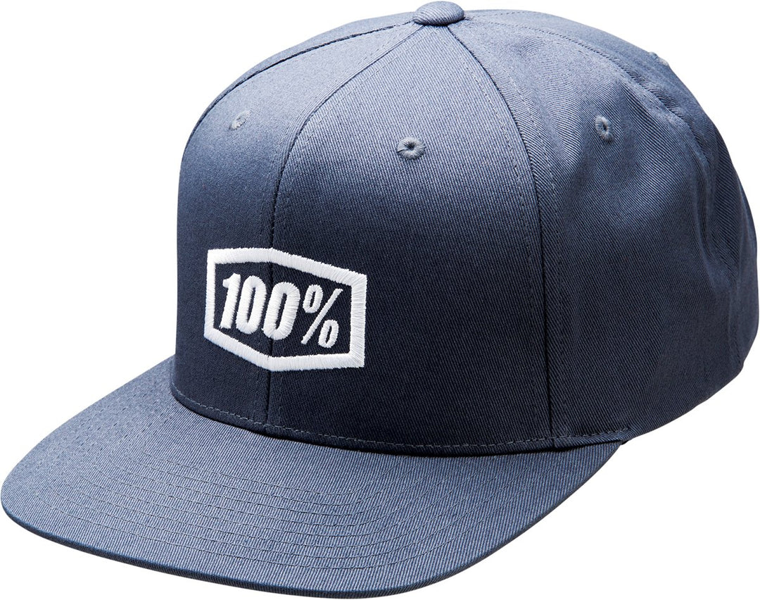 100% Youth Icon Snapback Hat - Heather Charcoal - Buscadero Motorcycles