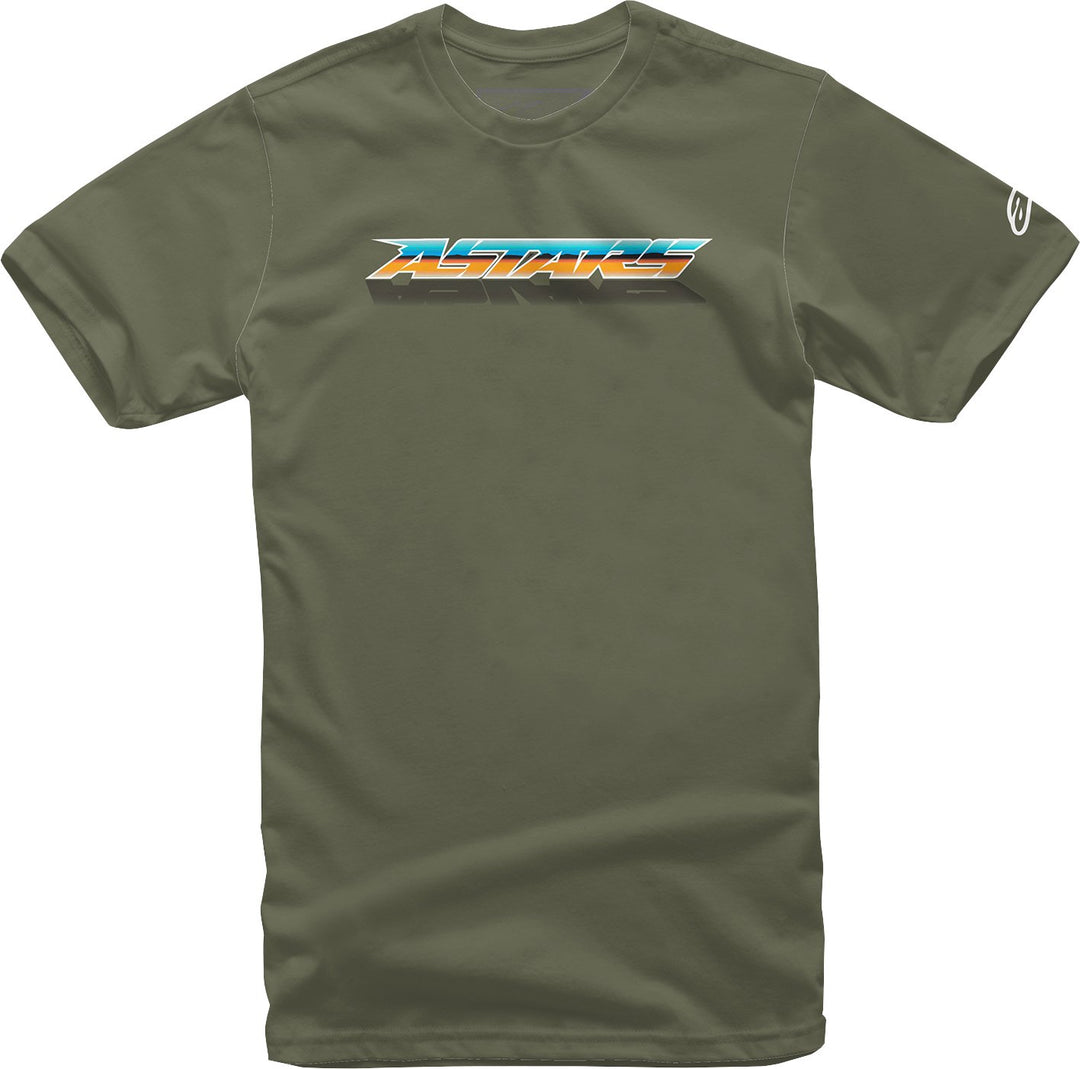 ALPINESTARS Chromium T-Shirt - Military - Buscadero Motorcycles