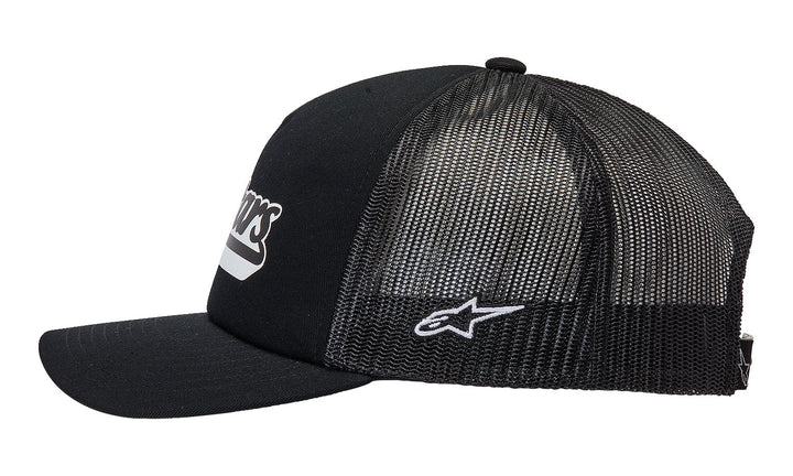 ALPINESTARS Delivery Trucker Hat - Black/Black - Buscadero Motorcycles