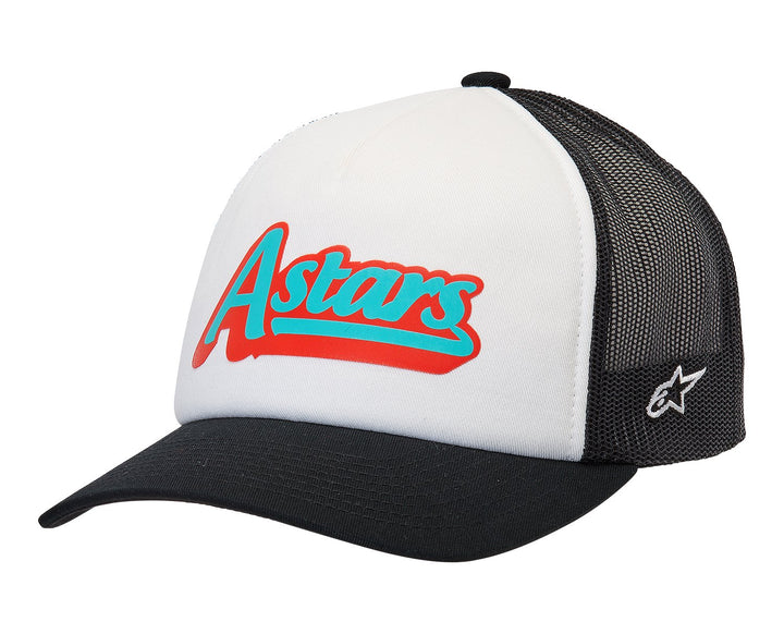 ALPINESTARS Delivery Trucker Hat - White/Black - Buscadero Motorcycles