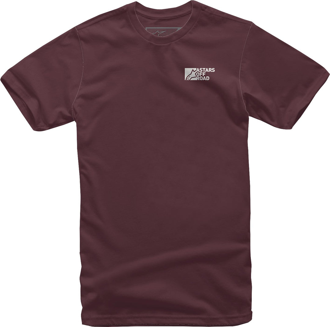 ALPINESTARS Painted T-Shirt - Maroon - Buscadero Motorcycles