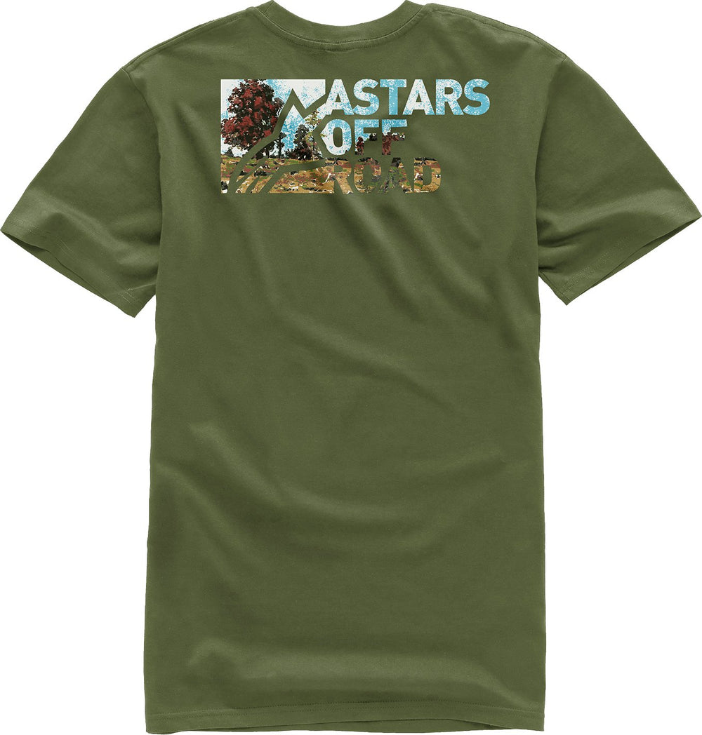 ALPINESTARS Painted T-Shirt - Military Green - Buscadero Motorcycles