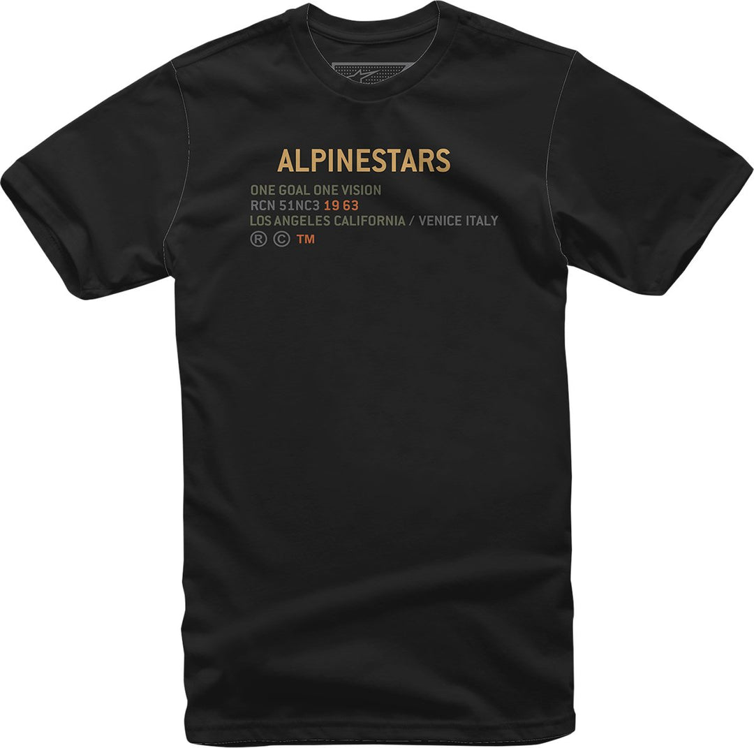 ALPINESTARS Quest T-Shirt - Black - Buscadero Motorcycles