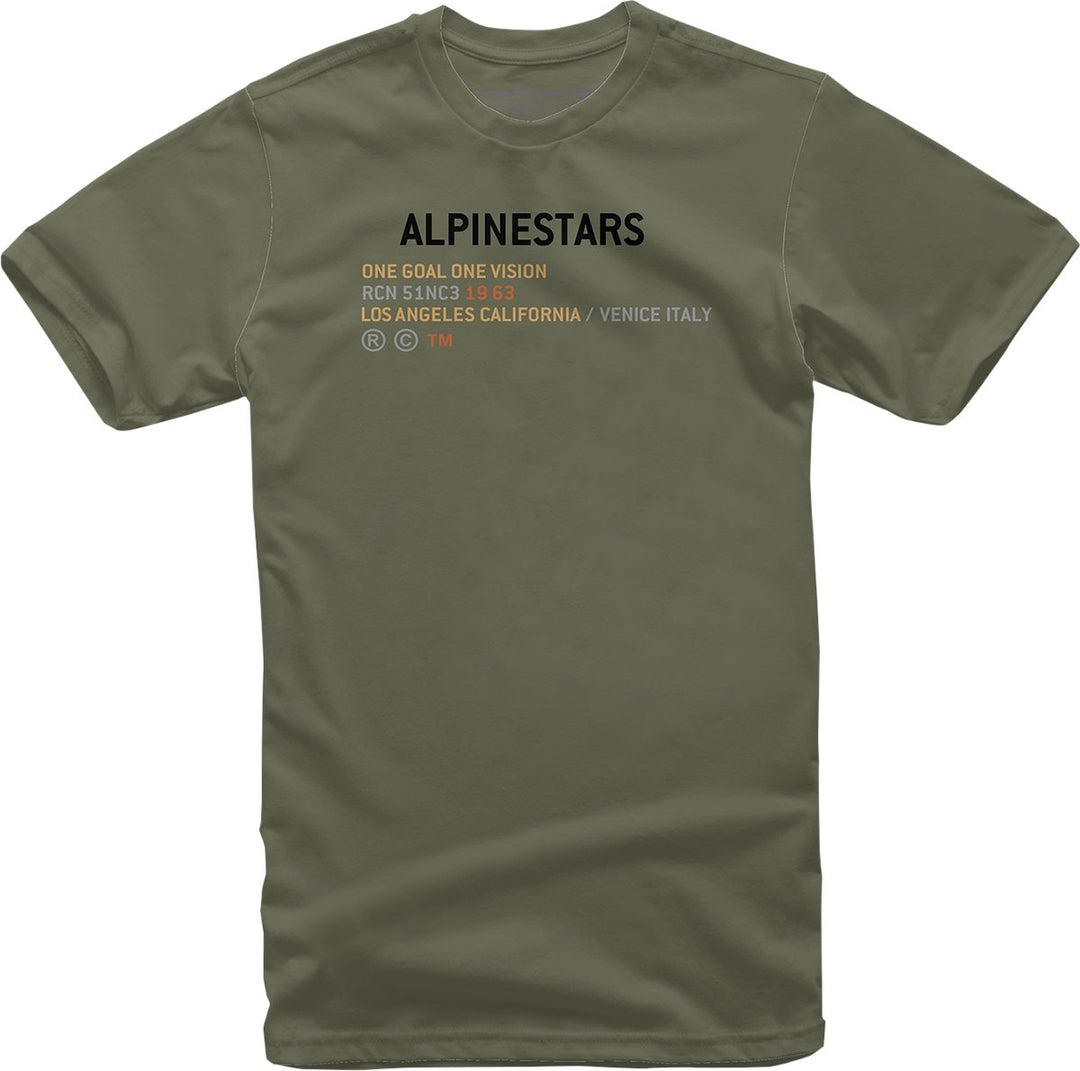 ALPINESTARS Quest T-Shirt - Military - Buscadero Motorcycles