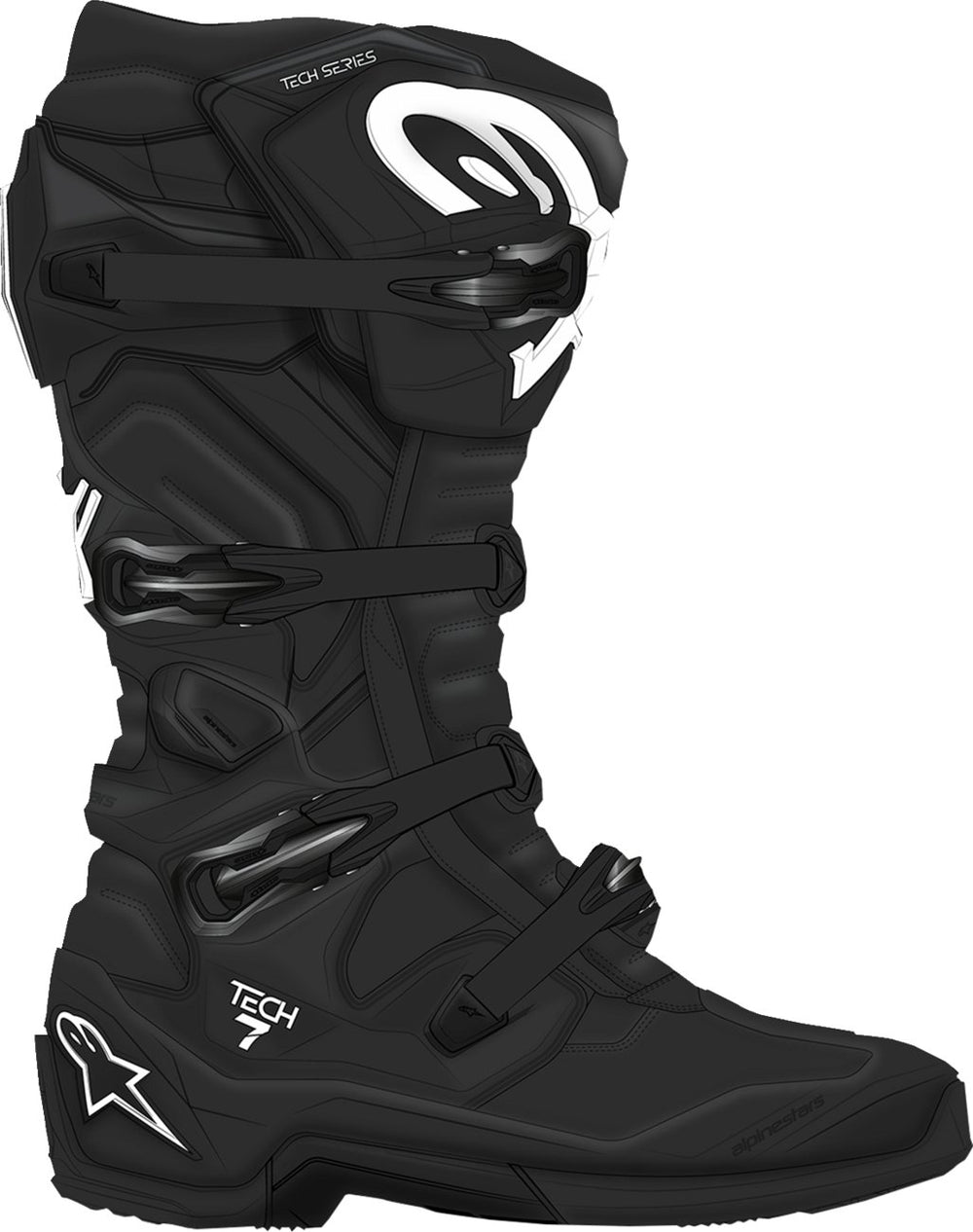 ALPINESTARS Tech 7 Boots - Black - Buscadero Motorcycles