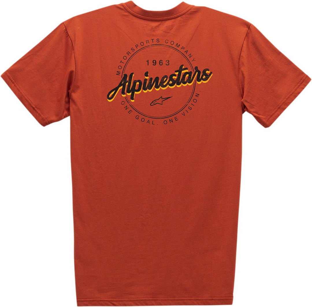 ALPINESTARS Turnpike Premium T-Shirt - Coral - Buscadero Motorcycles