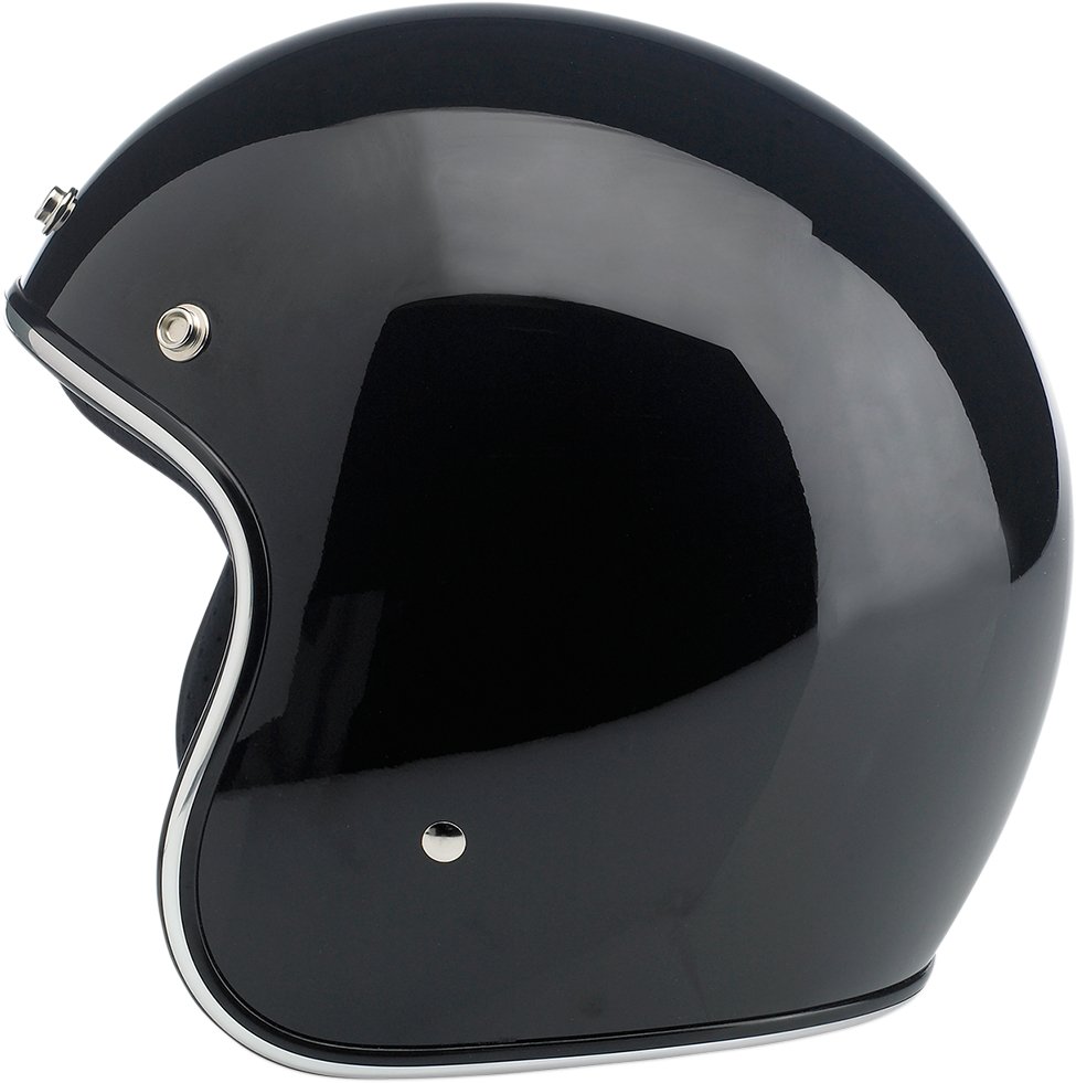 BILTWELL Bonanza Helmet - Gloss Black - Buscadero Motorcycles