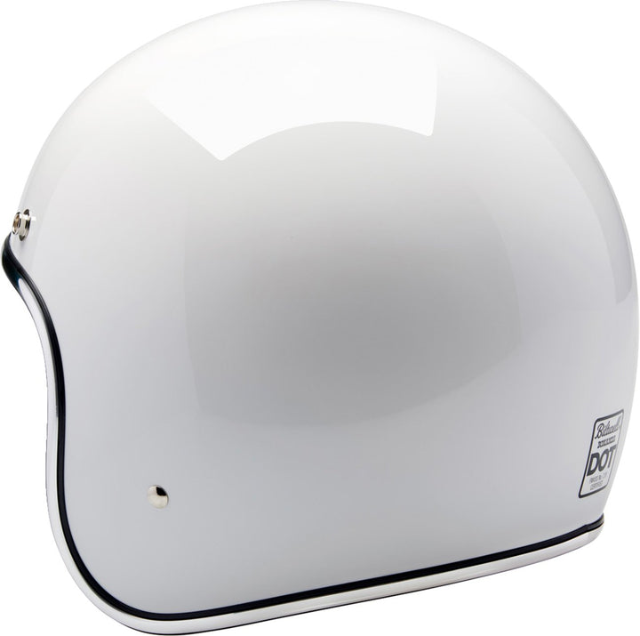 BILTWELL Bonanza Helmet - Gloss White - Buscadero Motorcycles