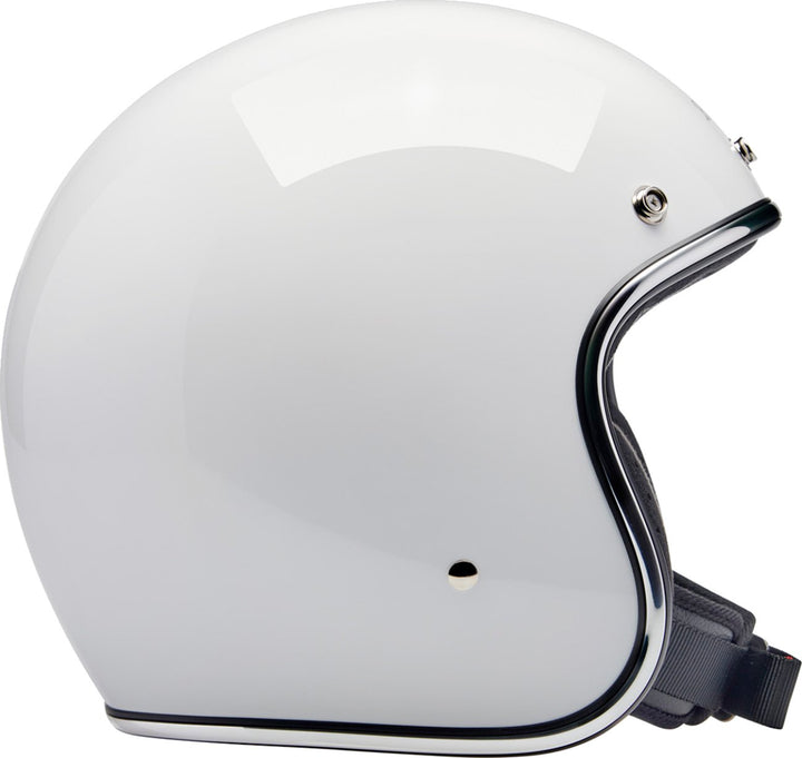 BILTWELL Bonanza Helmet - Gloss White - Buscadero Motorcycles