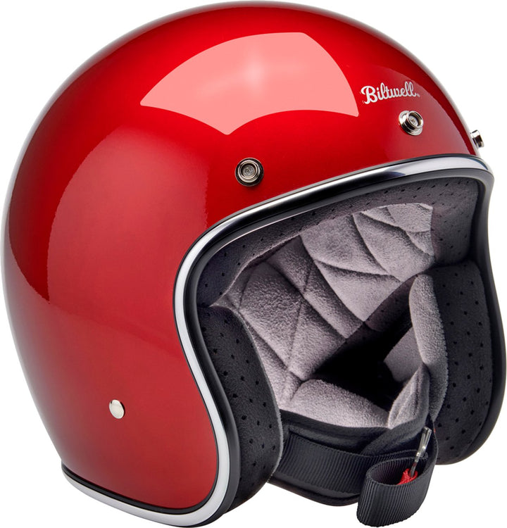 BILTWELL Bonanza Helmet - Metallic Cherry Red - Buscadero Motorcycles