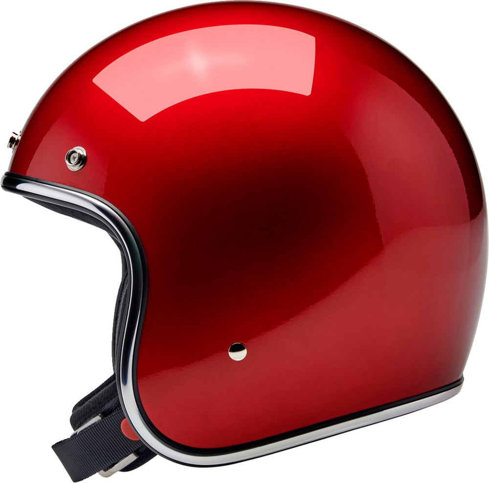 BILTWELL Bonanza Helmet - Metallic Cherry Red - Buscadero Motorcycles