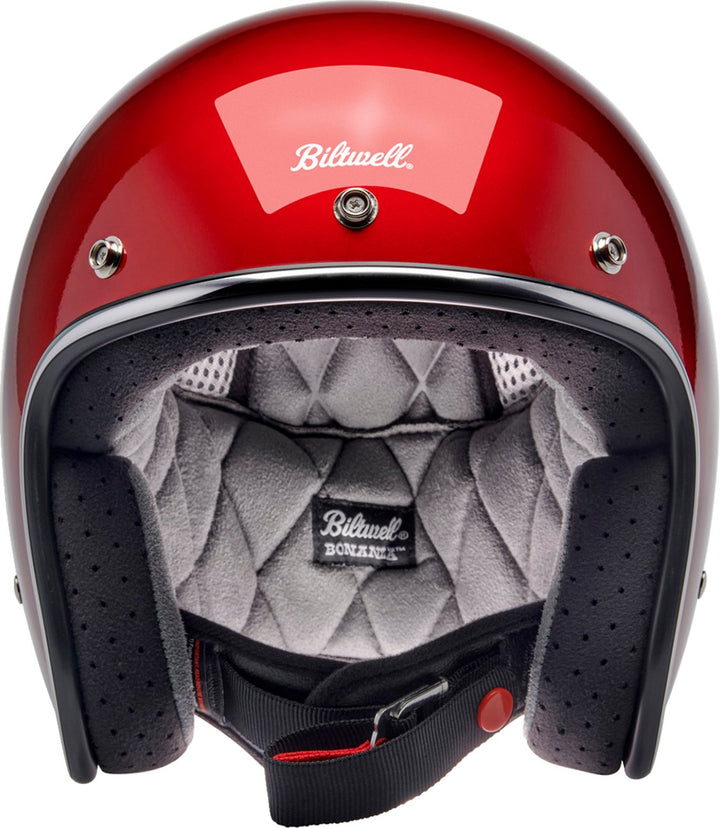 BILTWELL Bonanza Helmet - Metallic Cherry Red - Buscadero Motorcycles