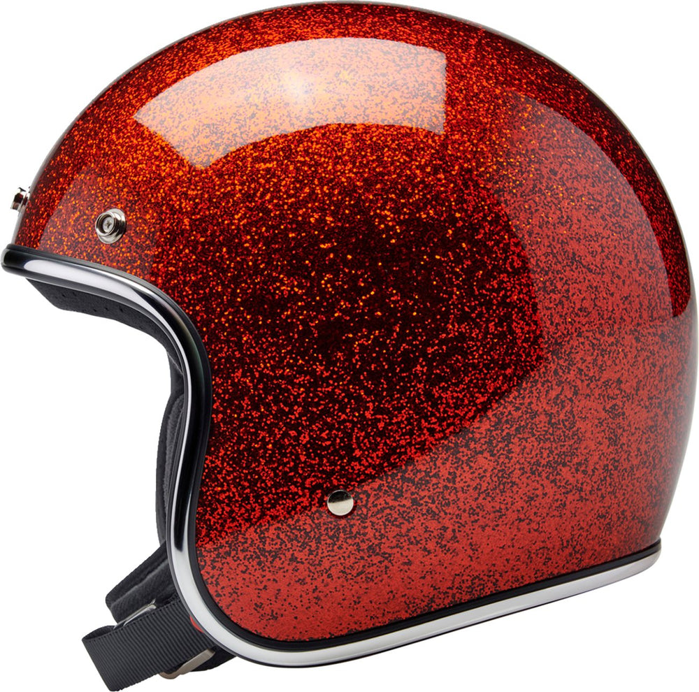 BILTWELL Bonanza Helmet - Rootbeer Megaflake - Small 1001 - 457 - 202 - Buscadero Motorcycles