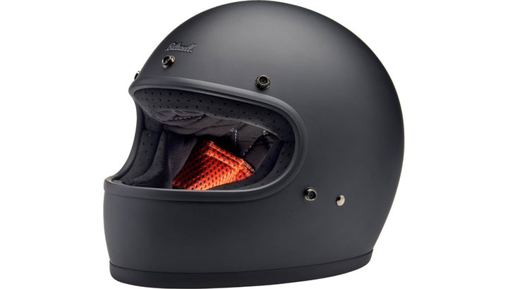 BILTWELL Gringo Helmet - Flat Black - Buscadero Motorcycles