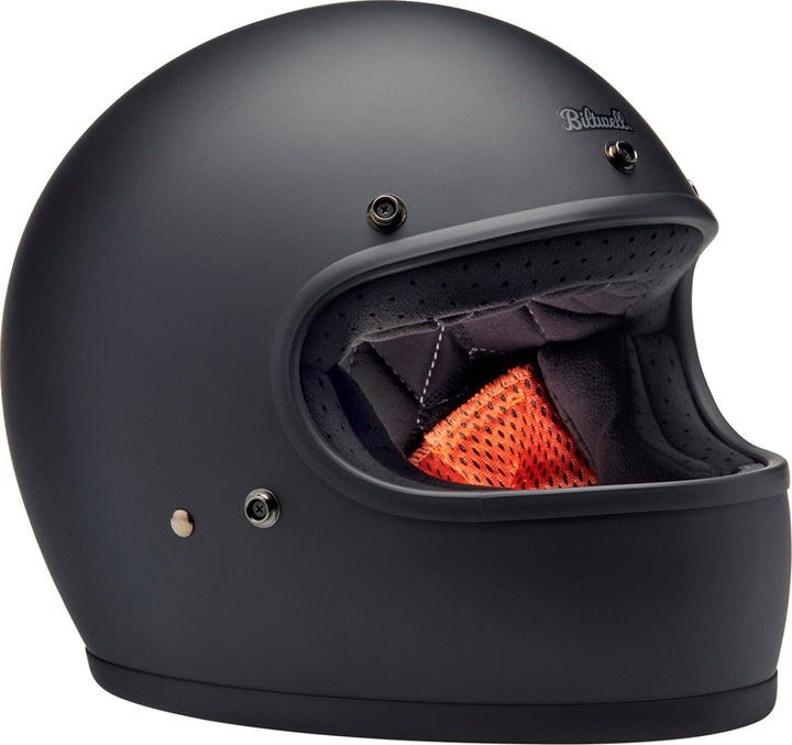 BILTWELL Gringo Helmet - Flat Black - Buscadero Motorcycles