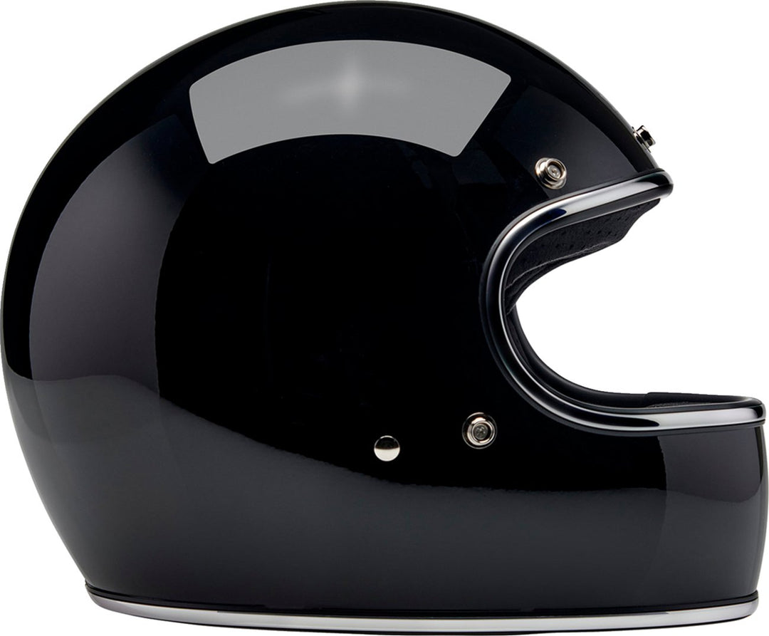 BILTWELL Gringo Helmet - Gloss Black - Buscadero Motorcycles