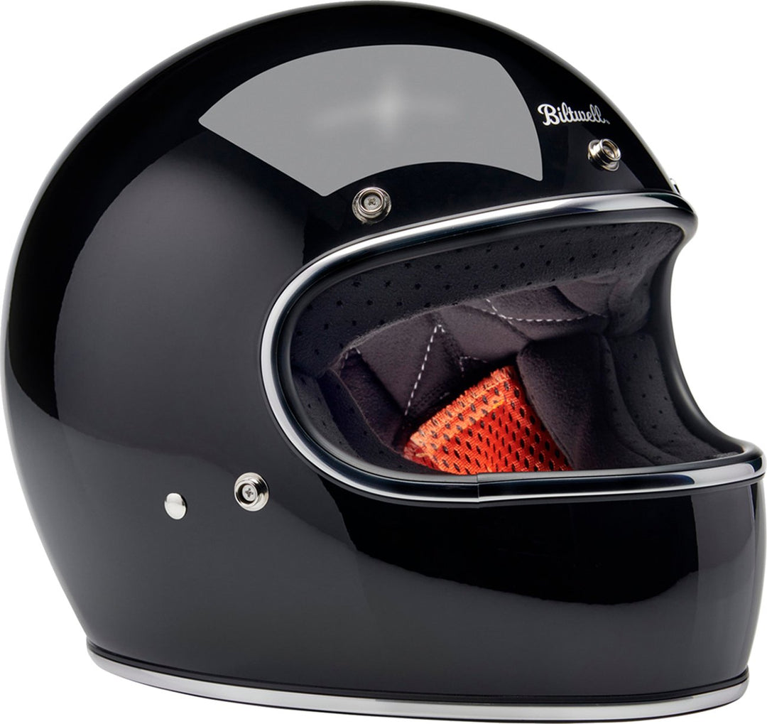 BILTWELL Gringo Helmet - Gloss Black - Buscadero Motorcycles