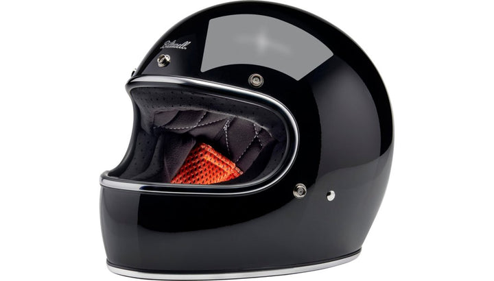 BILTWELL Gringo Helmet - Gloss Black - Buscadero Motorcycles