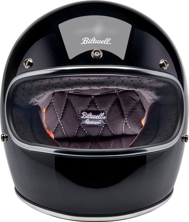 BILTWELL Gringo Helmet - Gloss Black - Buscadero Motorcycles