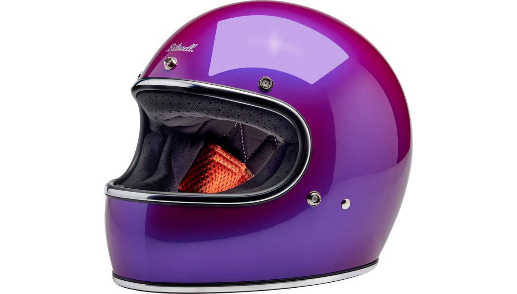 BILTWELL Gringo Helmet - Metallic Grape - Buscadero Motorcycles