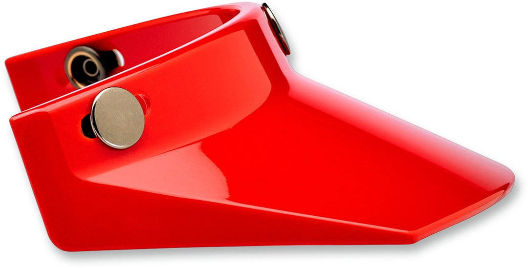 BILTWELL Moto 3 - Snap Visor - Red - Buscadero Motorcycles