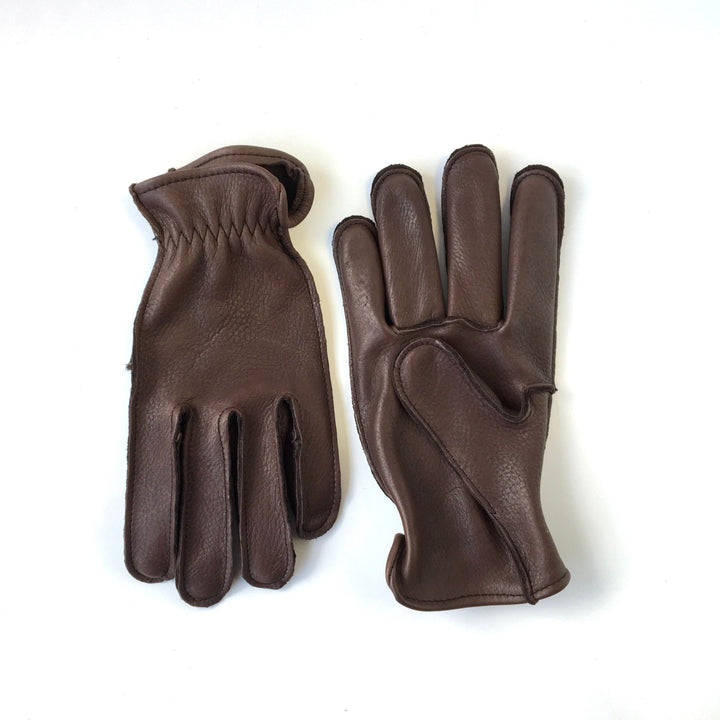 Deerskin Shorty: Outseam Leather Glove - Buscadero Motorcycles