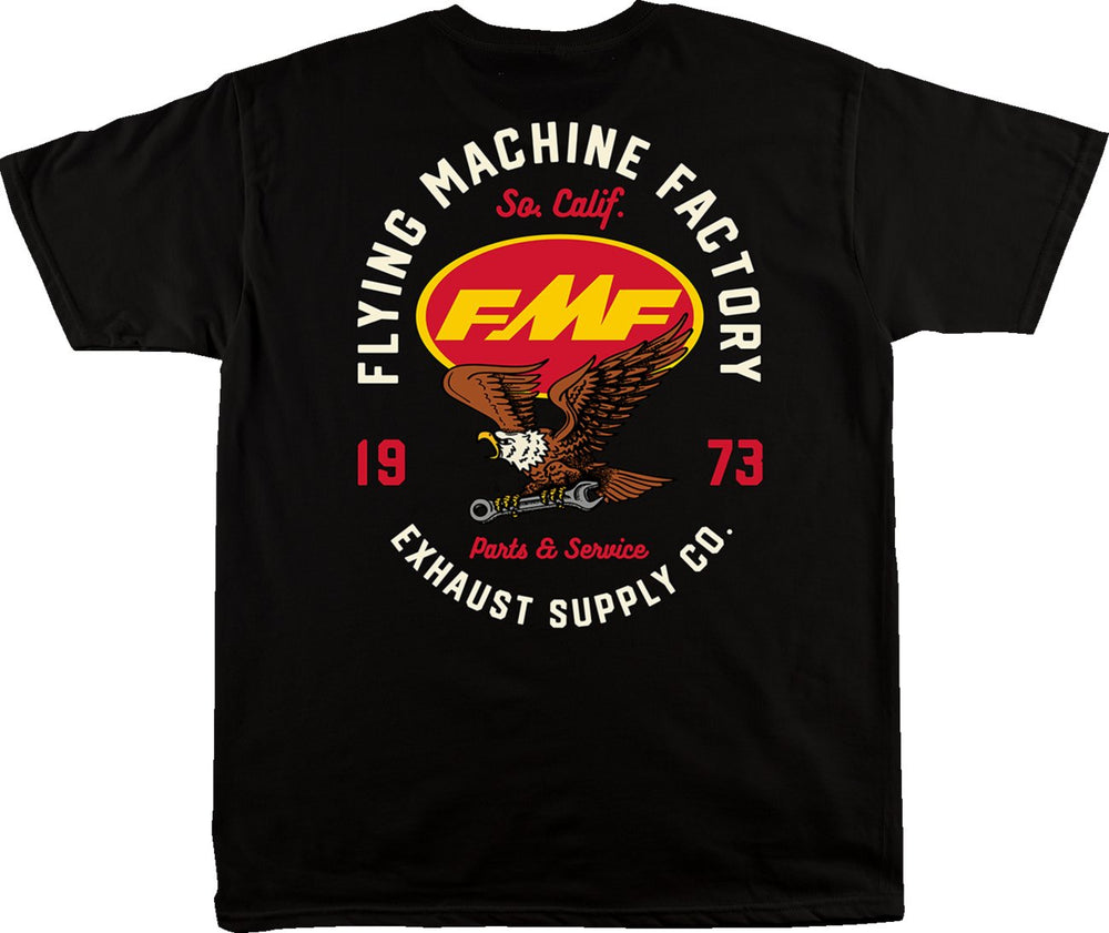 FMF Exhaust Supply T-Shirt - Black - Buscadero Motorcycles