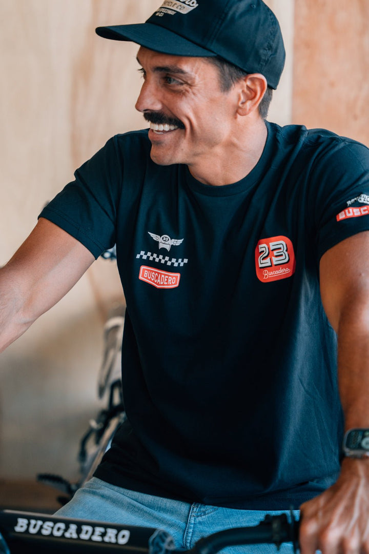 'Pit Boss' Short Sleeve T Shirt - Buscadero Motorcycles