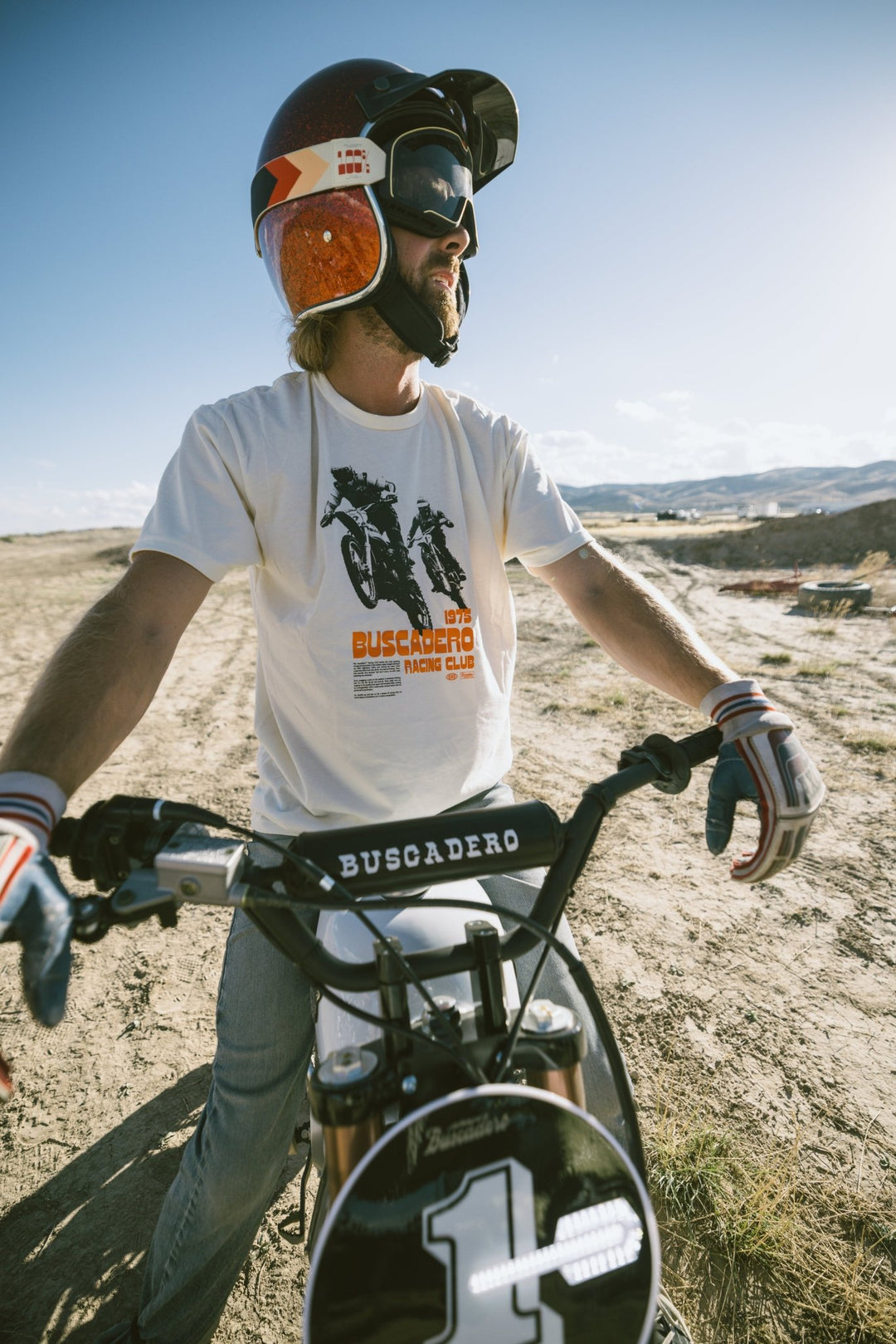 'Racing Club' Short Sleeve T shirt - Buscadero Motorcycles