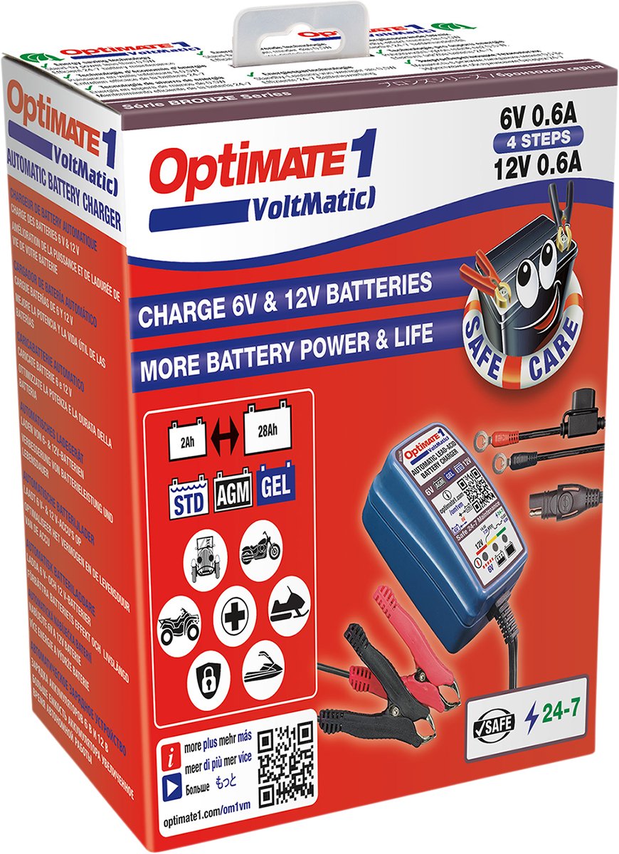 TECMATE Battery Charger/Maintainer - Buscadero Motorcycles