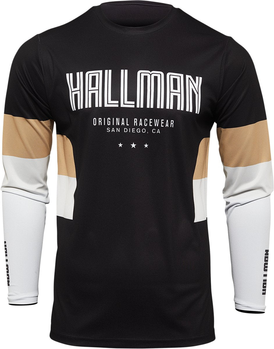 THOR Hallman Differ Draft Jersey - Black/Latte - Buscadero Motorcycles