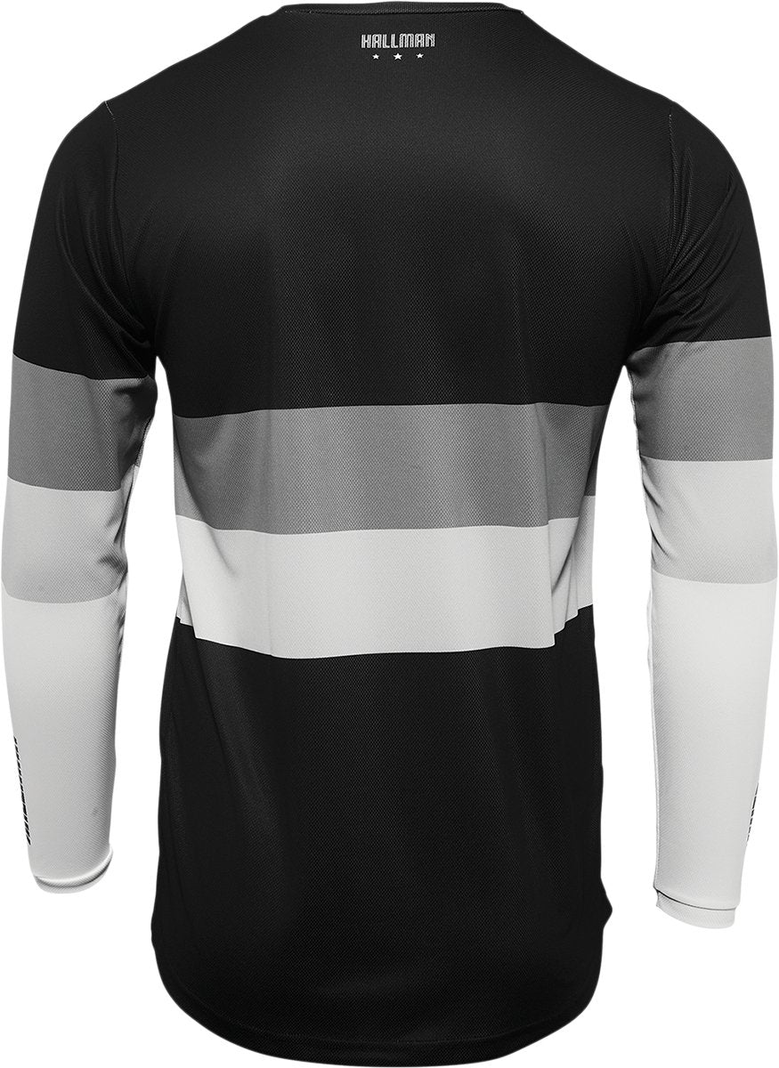 THOR Hallman Differ Draft Jersey - Black/White - Buscadero Motorcycles