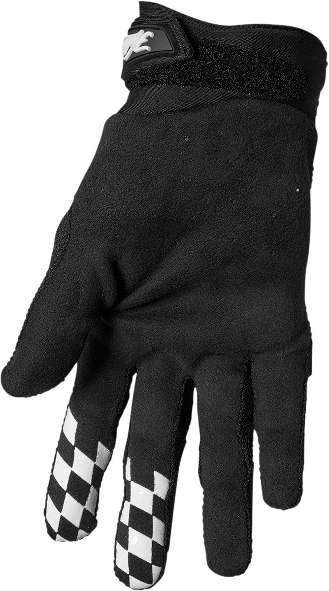 THOR Hallman Digit Gloves - Black/White - Buscadero Motorcycles