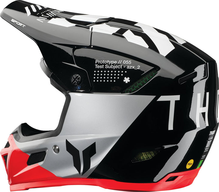 THOR Reflex Sport Helmet - Strike - MIPS? - Black/Red - Buscadero Motorcycles