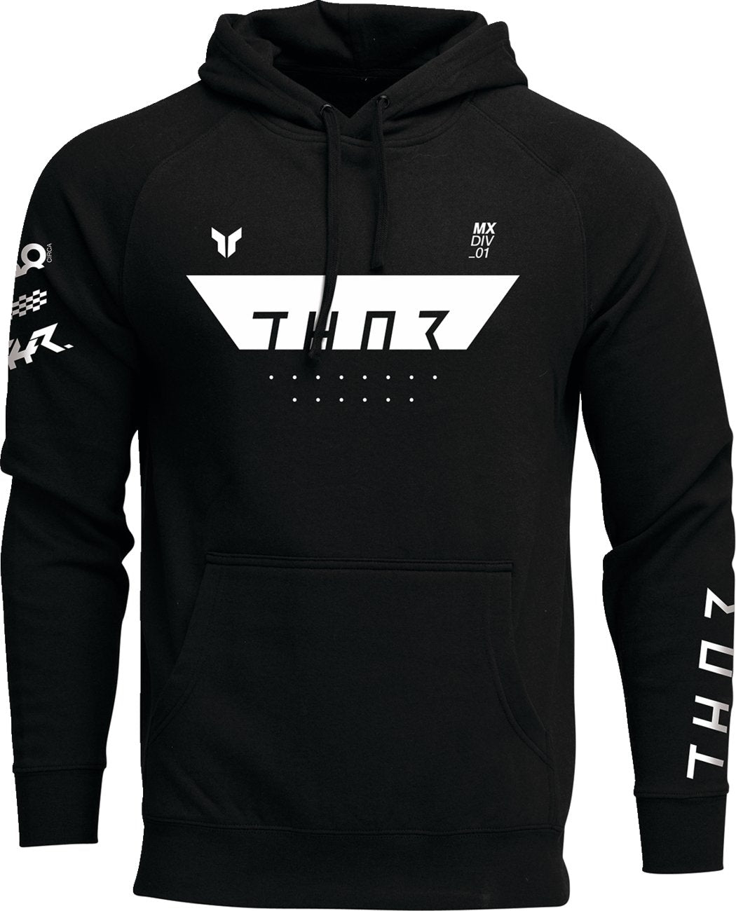 THOR Rogue Pullover Hoodie - Black - Buscadero Motorcycles