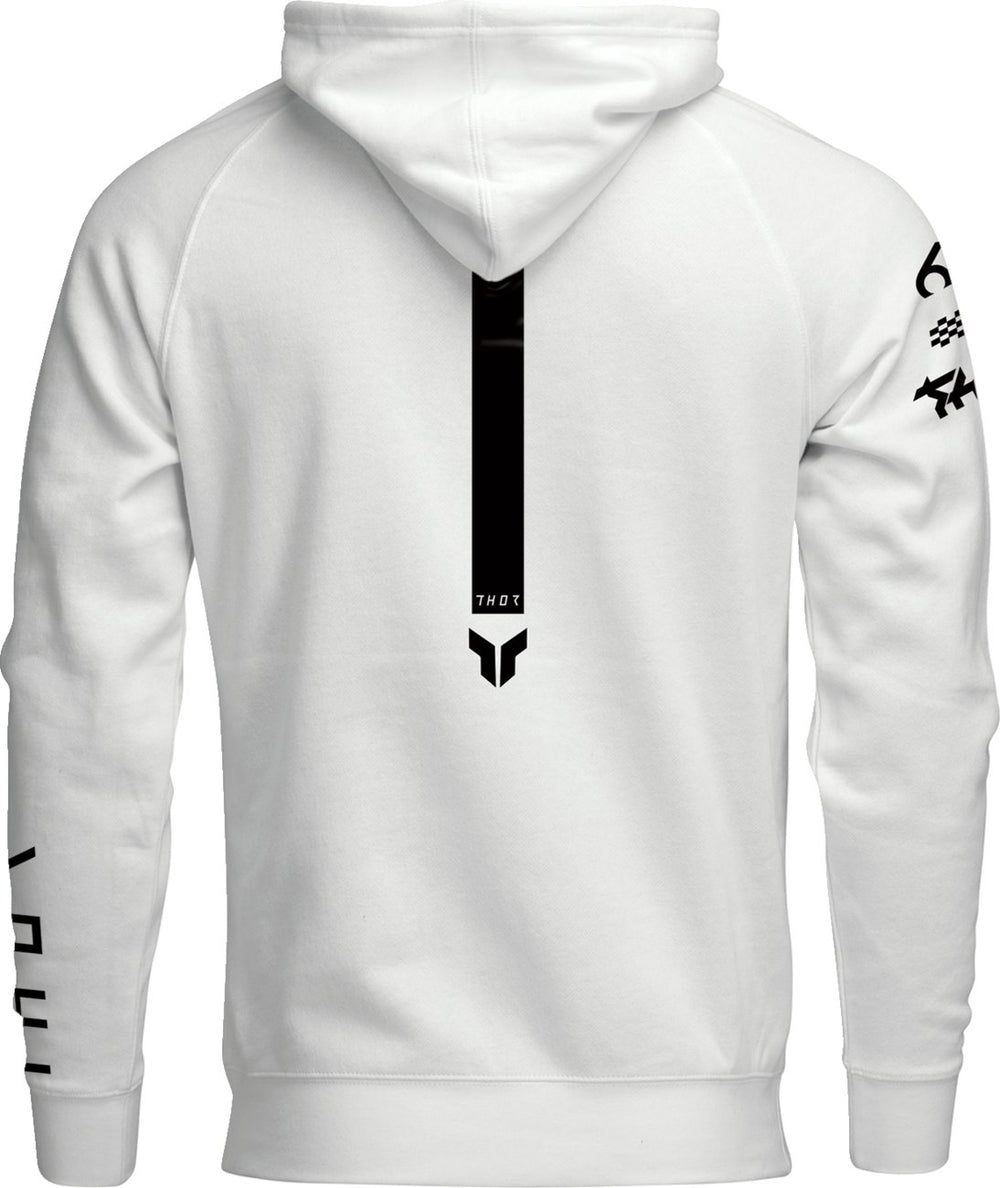 THOR Rogue Pullover Hoodie - White - Buscadero Motorcycles