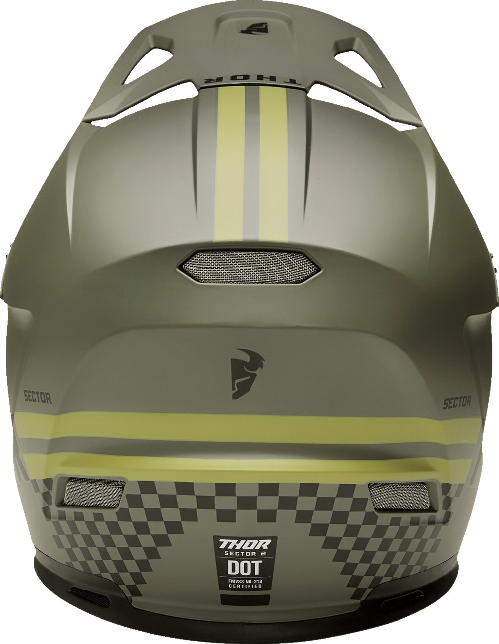 THOR Sector 2 Helmet - Combat - Army/Black - Buscadero Motorcycles