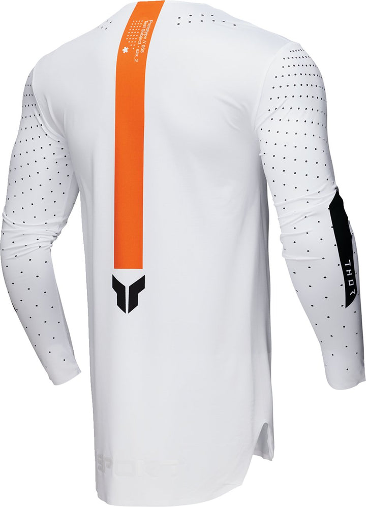 THOR SPORTMODE Rogue Jersey - White/Orange - Buscadero Motorcycles