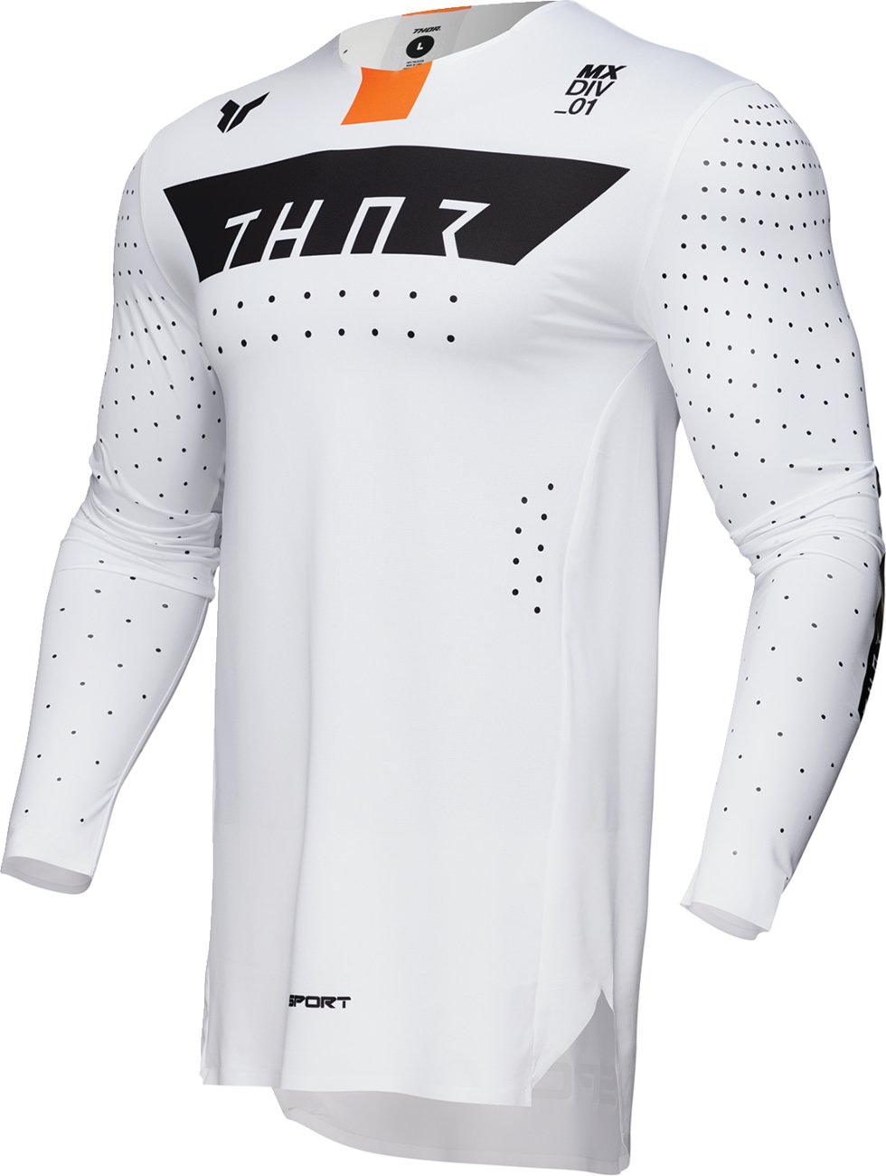 THOR SPORTMODE Rogue Jersey - White/Orange - Buscadero Motorcycles