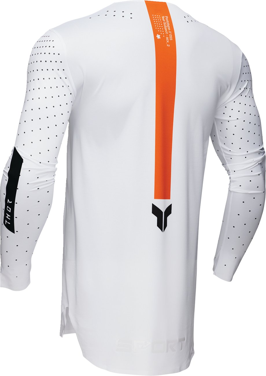 THOR SPORTMODE Rogue Jersey - White/Orange - Buscadero Motorcycles