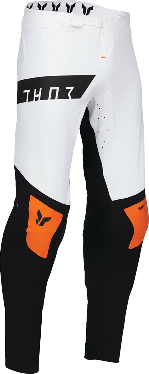 THOR SPORTMODE Rogue Pants White/Orange - Buscadero Motorcycles