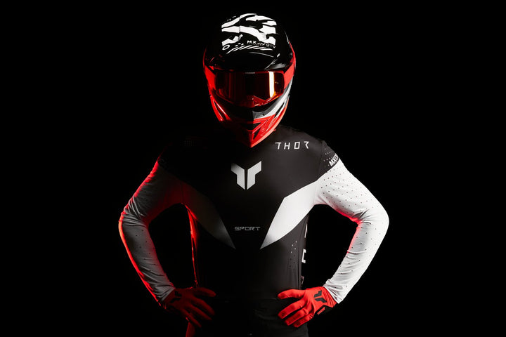 THOR SPORTMODE Strike Jersey - Black - Buscadero Motorcycles