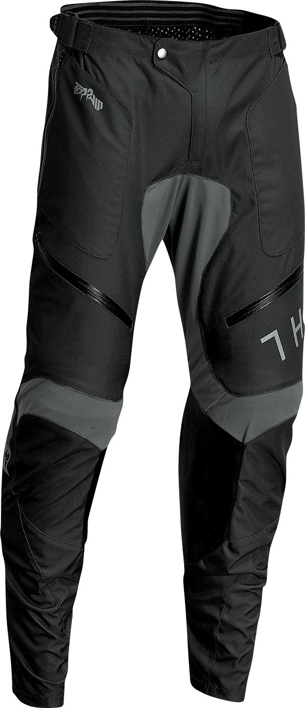 THOR Terrain In - the - Boot Pants - Black/Charcoal - Buscadero Motorcycles