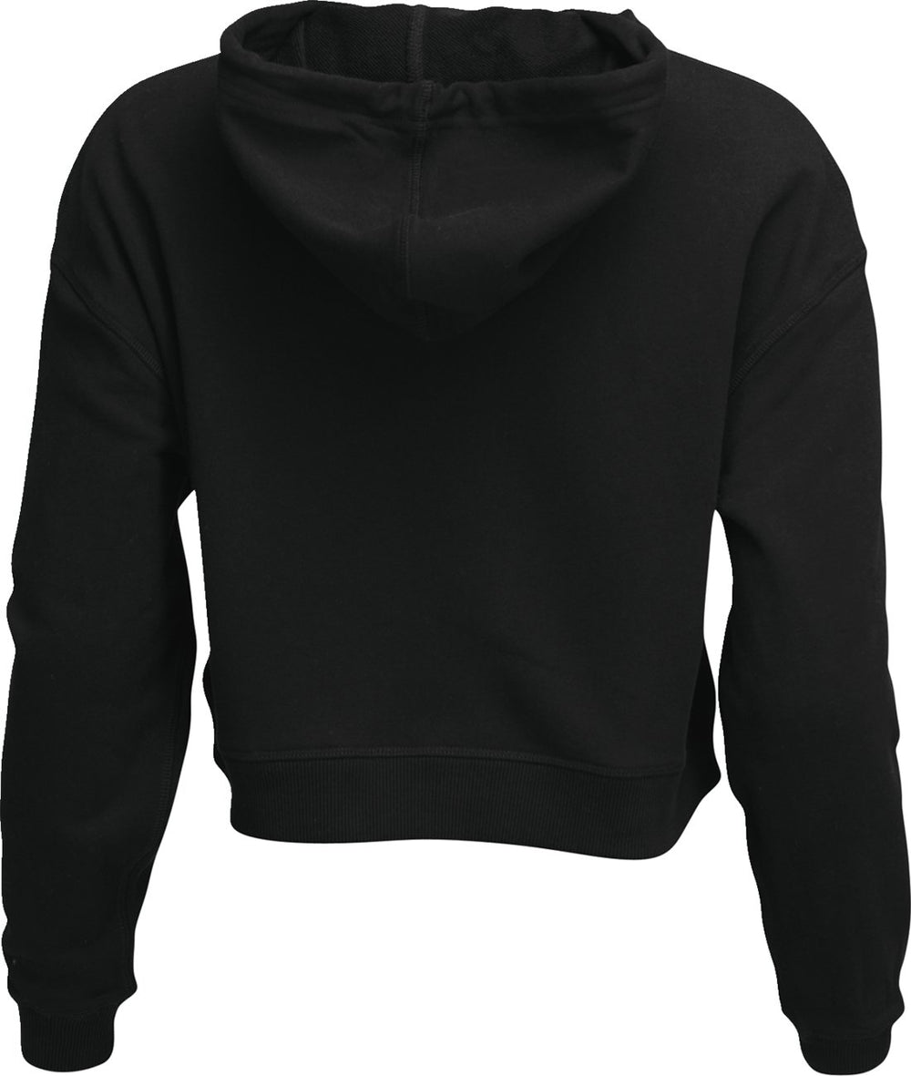 THOR Women's Noise Pullover Crop Hoodie - Black - Buscadero Motorcycles