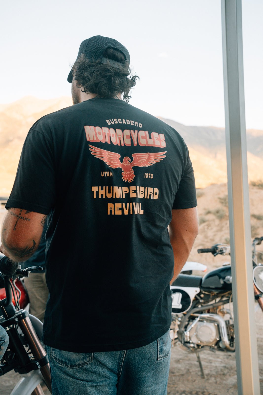 'Thumperbird Revival' Short Sleeve T shirt - Buscadero Motorcycles