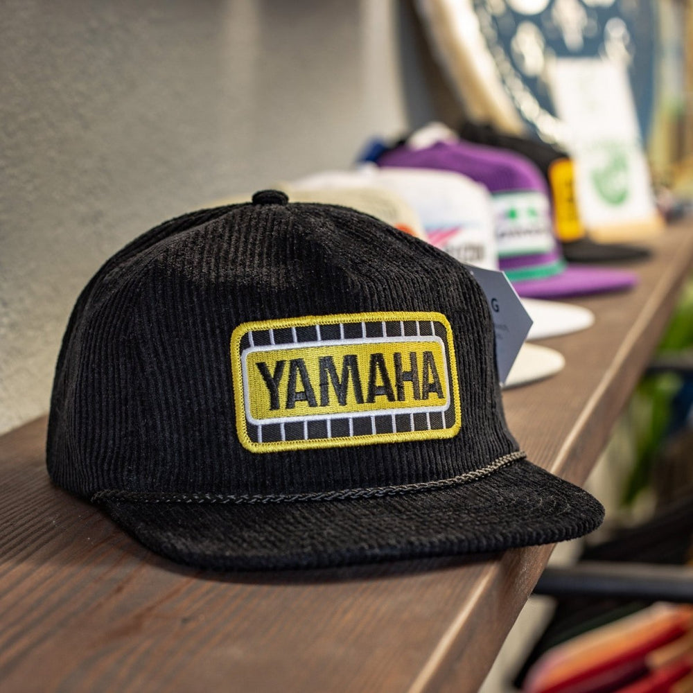 Yamaha Unstructured Corduroy 5 Panel Snapback Hat - Buscadero Motorcycles